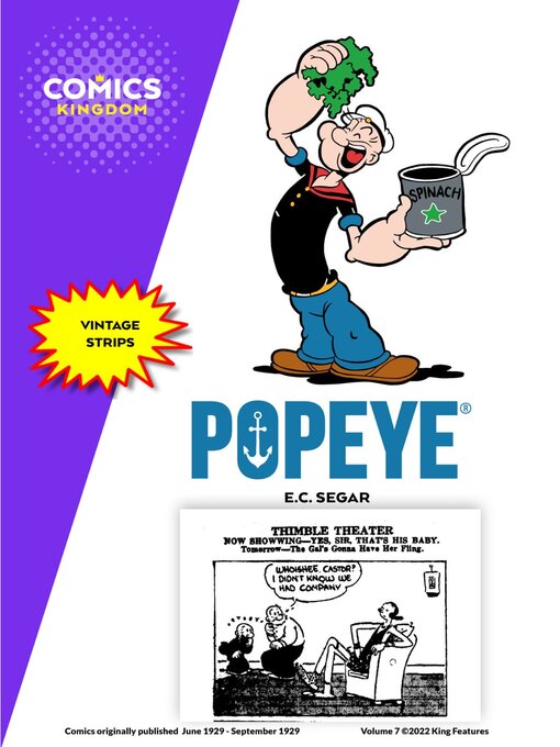 Title details for Popeye by Hearst Holdings Inc., King Features Syndicate Division - Available